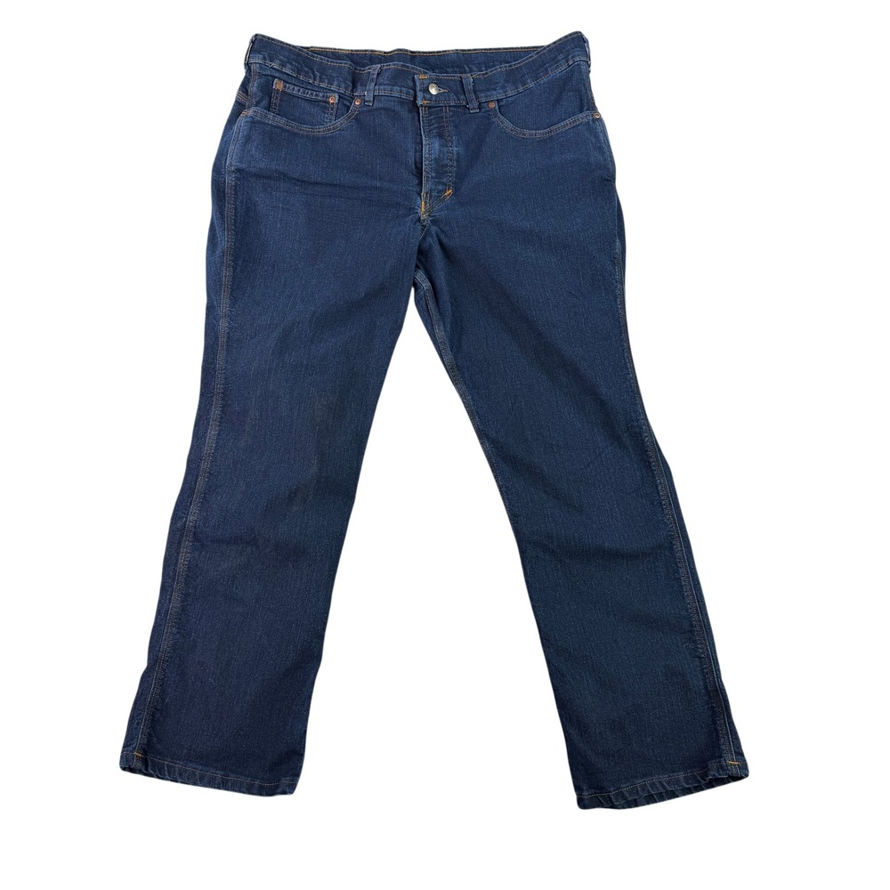 Origin Maine Delta 68 Jeans Mens 40x32 Dark Wash Blue Stretch Denim Made in USA